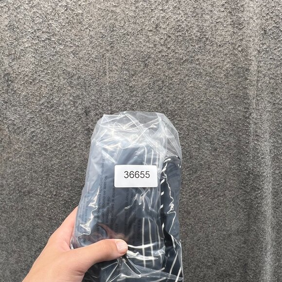 Lululemon Leggings Women 4 Black White Wunder Under Crop Waistband Full-On Capri - Picture 9 of 10